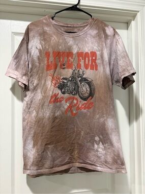 Fifth Sun brown tie-dye t-shirt | size large